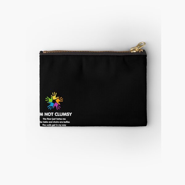 Item preview, I'm not clumsy, the floor just hates me, the tables and chairs are bullies, the walls get in my way, Funny Saying, Funny Clumsy, Clumsy Friend Gift, Gift for Her, Gift For Him, Sarcasm  designed and sold by PrintsPatterns-.