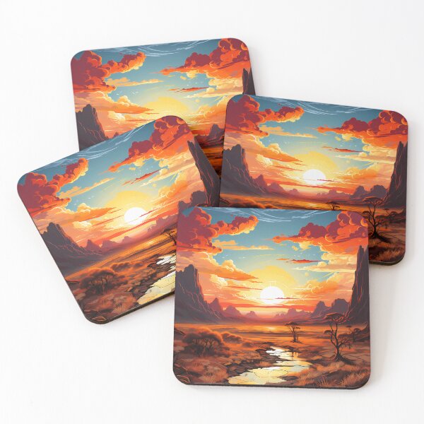 Item preview, Vibrant Sunset - Artwork 2/3 designed and sold by TFMSTYLE.