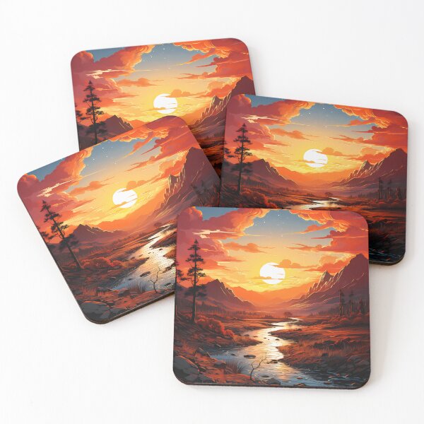 Item preview, Vibrant Sunset - Artwork 1/3 designed and sold by TFMSTYLE.