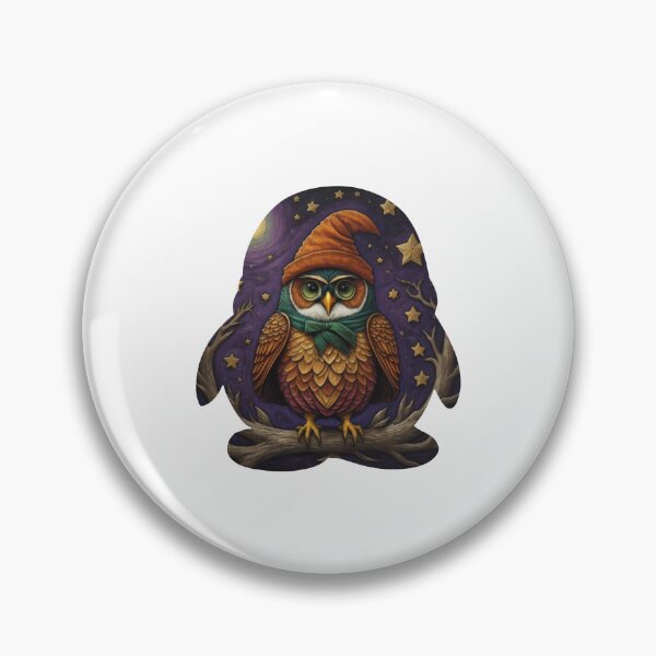Item preview, Spell Binding Owl in a penguin body designed and sold by AndPeace702.