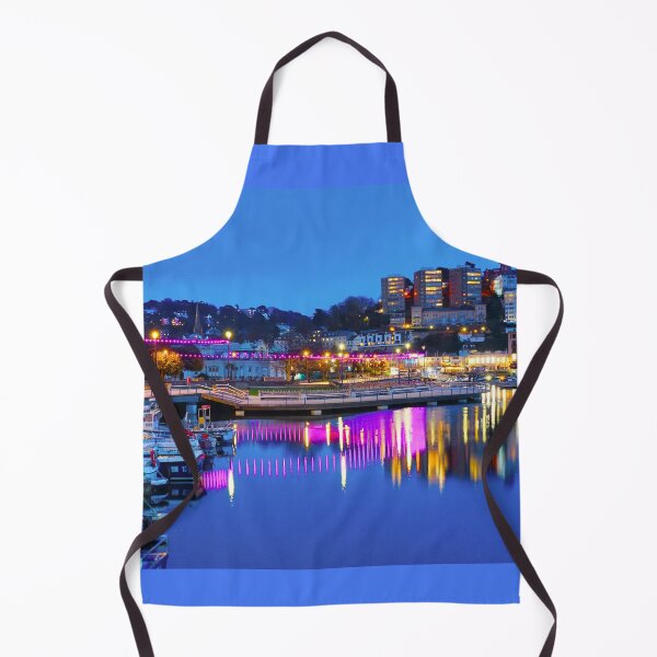 Item preview, Torquay Harbour At Night designed and sold by Alisonchambers2.