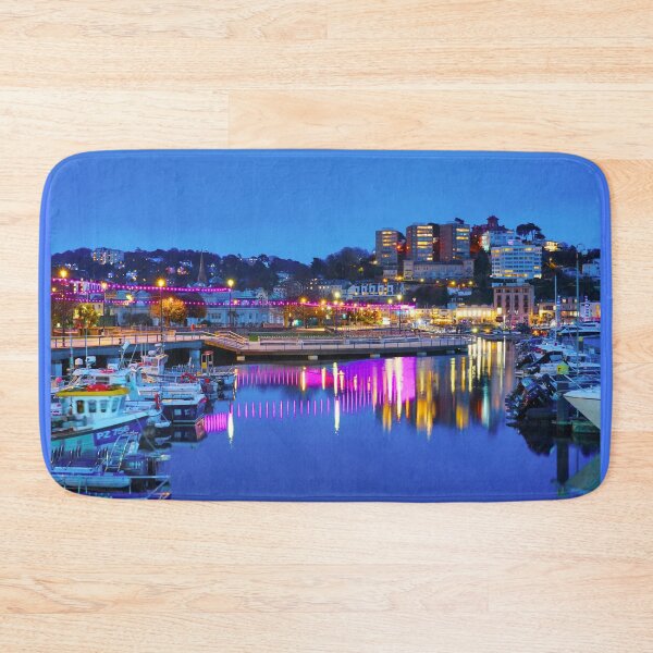 Item preview, Torquay Harbour At Night designed and sold by Alisonchambers2.