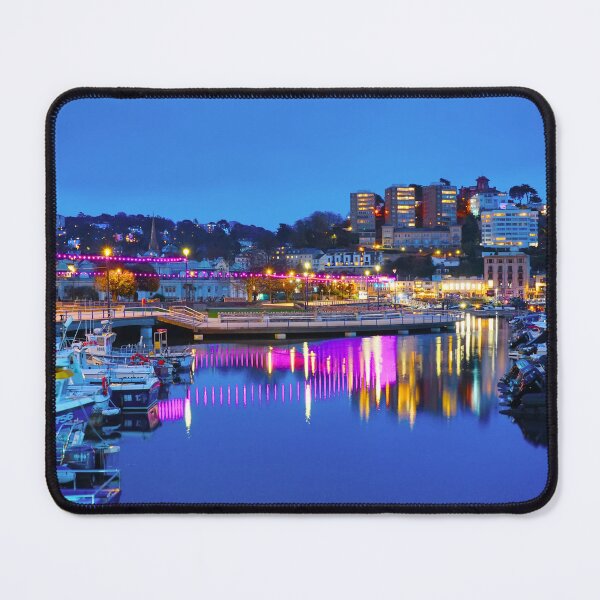 Item preview, Torquay Harbour At Night designed and sold by Alisonchambers2.