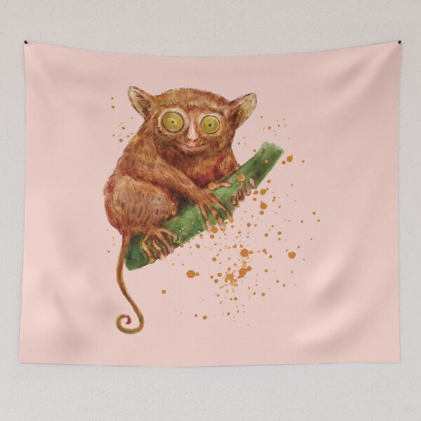 Item preview, Clingy Tarsier designed and sold by chillaxcats.