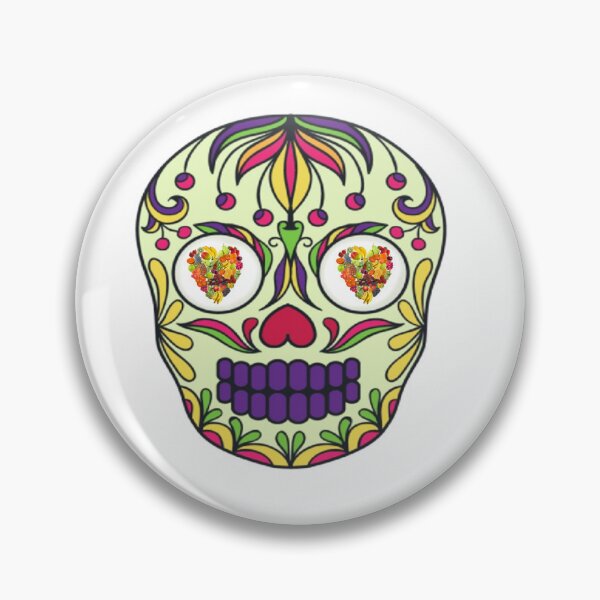 Item preview, multicolored peppy skull - calavera multicolor llena de vida designed and sold by josesita.