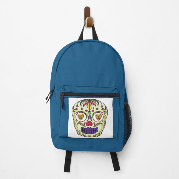 Item preview, multicolored peppy skull - calavera multicolor llena de vida designed and sold by josesita.