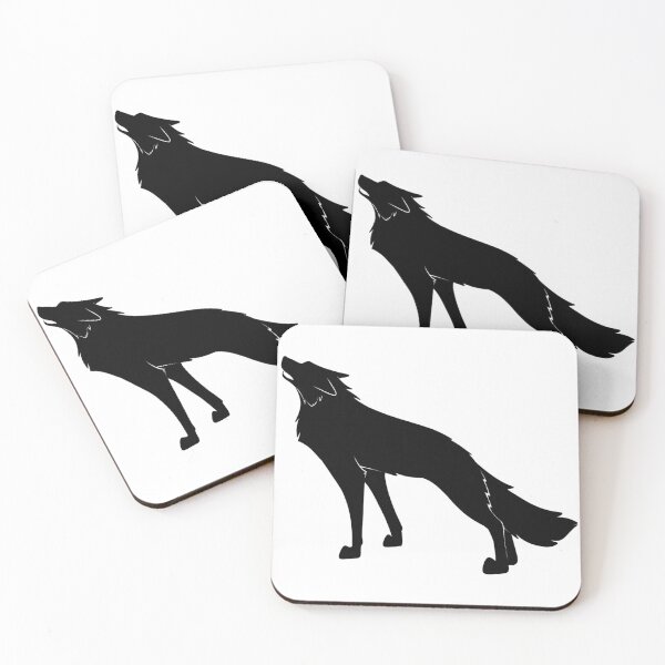 Item preview, “Howling Wolf” silhouette designed and sold by CreationsByBear.