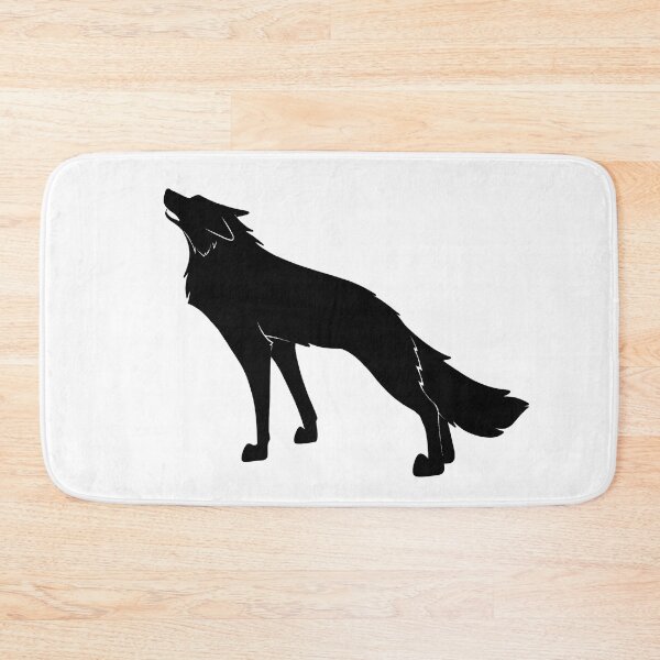 Item preview, “Howling Wolf” silhouette designed and sold by CreationsByBear.