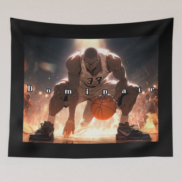 Item preview, Basketball Anime Style 'Dominate': Rise Above the Competition designed and sold by RIAiCreations.