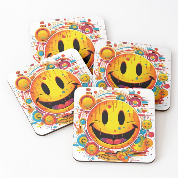 Item preview, Happy Smiley Colorful Clipart designed and sold by AllPrintsMore.