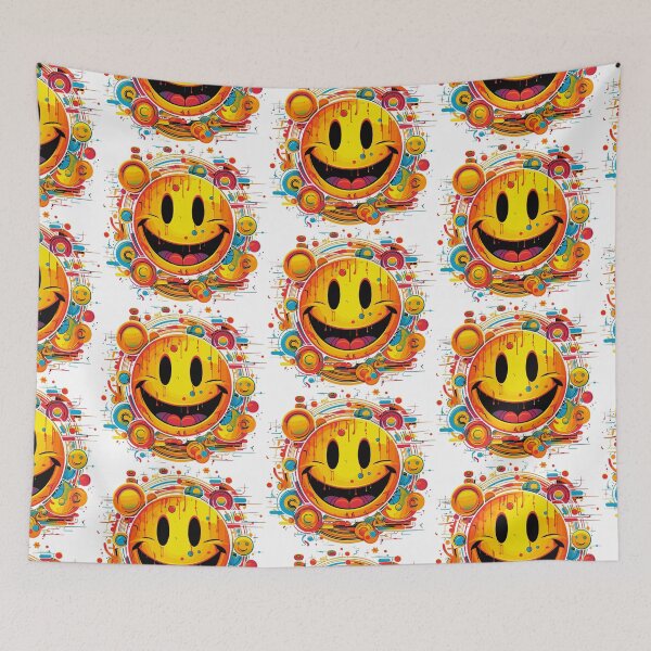 Item preview, feliz, sonriente, colorido, imágenesprediseñadas designed and sold by AllPrintsMore.