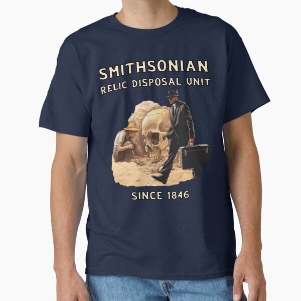 Vista previa del artículo con la obra «Unidad de eliminación de reliquias del Smithsonian», diseñado y vendido por lunarhalomedia.