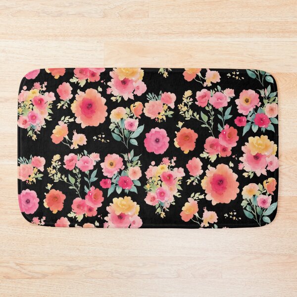 Item preview, Flower pattern on black designed and sold by Jayjaynaenae.
