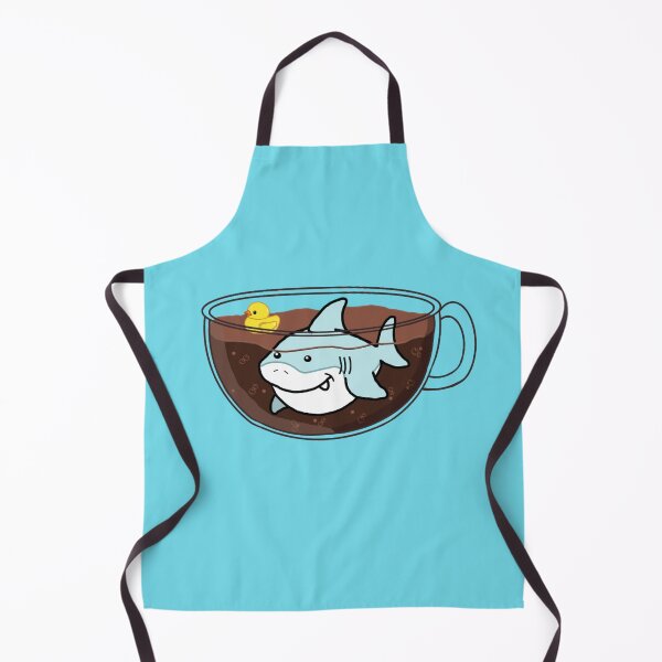 Item preview, Shark Coffee (Transparent Mug) designed and sold by octopuscafe.