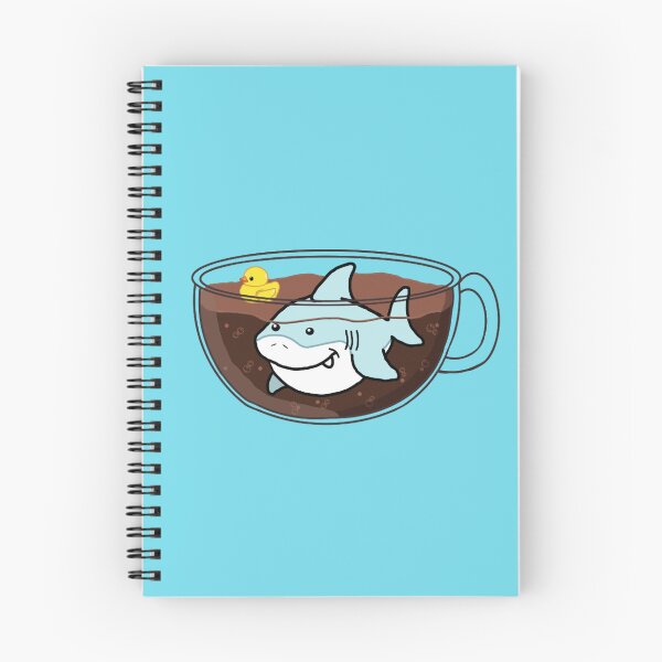 Item preview, Shark Coffee (Transparent Mug) designed and sold by octopuscafe.