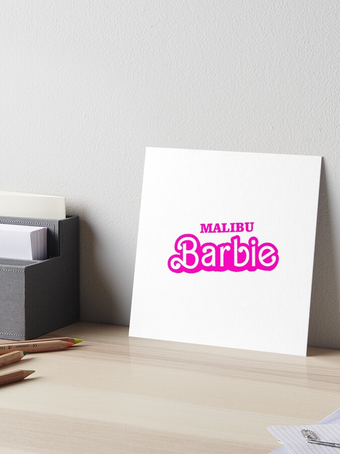 Barbie Malibu Art Board Print for Sale by sabinako