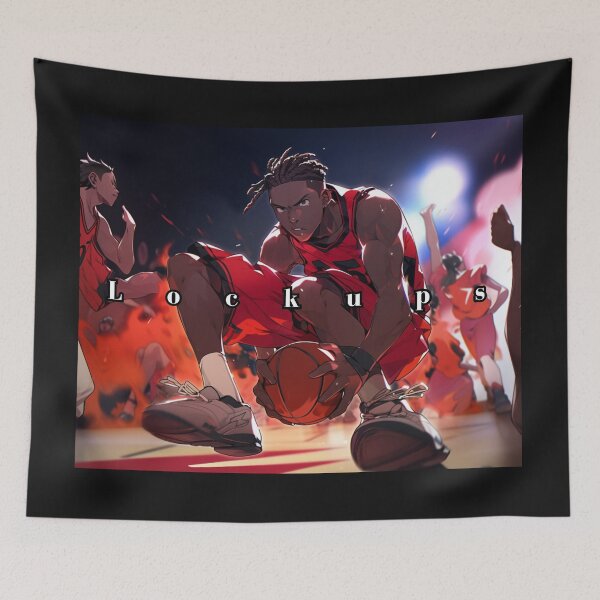 Item preview, Basketball Anime Style 'Lockups': Unleash Unstoppable Defense! designed and sold by RIAiCreations.