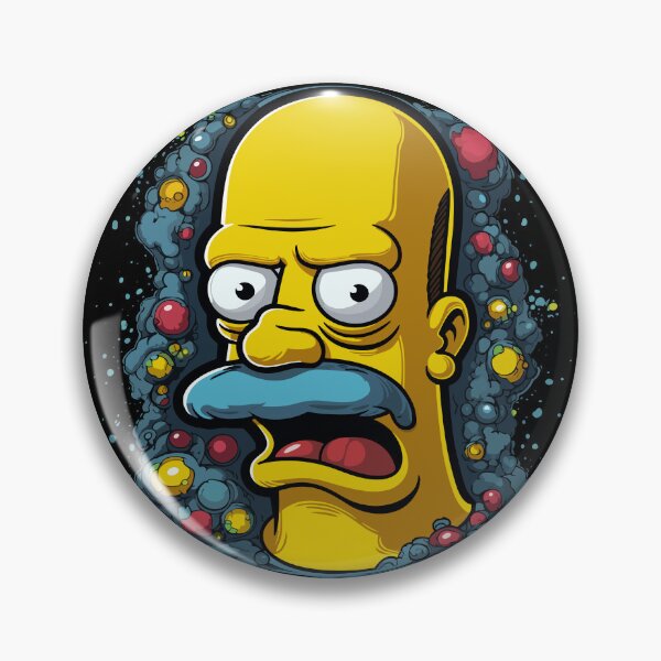 Item preview, Acid Comic Illustration, Homer Acid Simpson,VintageTshirt Design designed and sold by AllPrintsMore.