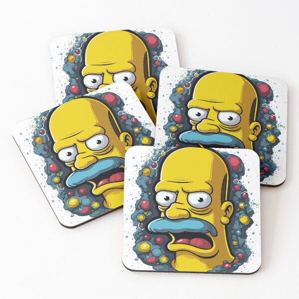 Item preview, Acid Comic Illustration, Homer Acid Simpson,VintageTshirt Design designed and sold by AllPrintsMore.