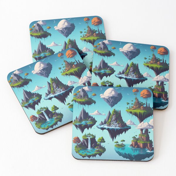 Item preview,  Floating Mountains Enchanted Heights designed and sold by Glitchart66.