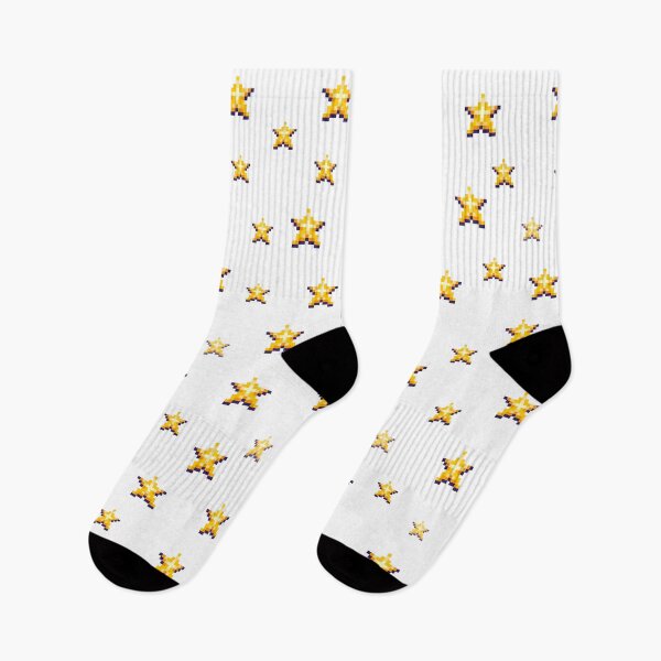 Item preview, Pixelated Stars | Golden Starfield | Pixel Cosmic Wonder designed and sold by PixelwearStore.