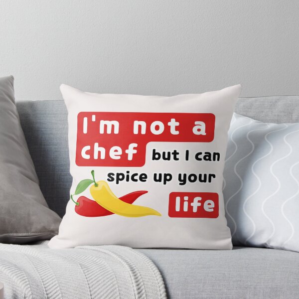 Item preview, I'm not a Chef but I can Spice up your Life, Funny Sayings, Humor, Jokes, Kitchen Humor, Foodie Humor,  designed and sold by PrintsPatterns-.