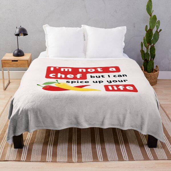 Item preview, I'm not a Chef but I can Spice up your Life, Funny Sayings, Humor, Jokes, Kitchen Humor, Foodie Humor,  designed and sold by PrintsPatterns-.