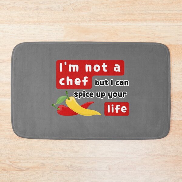Item preview, I'm not a Chef but I can Spice up your Life, Funny Sayings, Humor, Jokes, Kitchen Humor, Foodie Humor,  designed and sold by PrintsPatterns-.