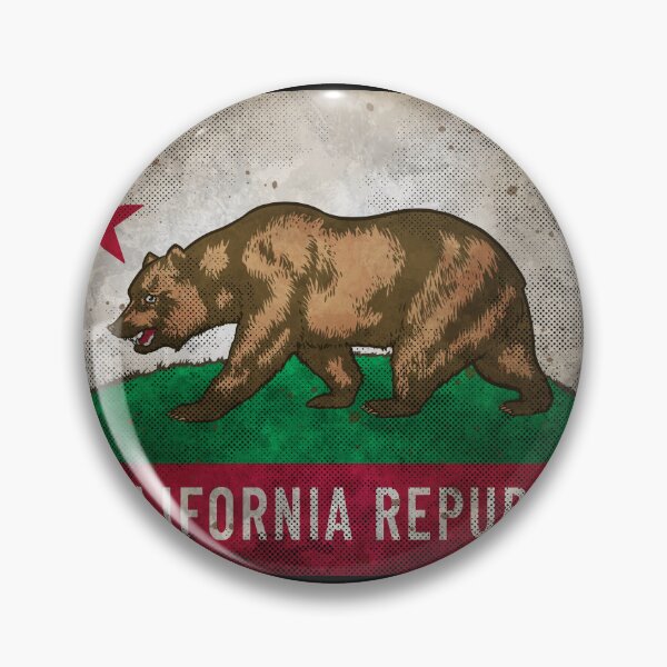 Item preview, California Bear Flag (vintage Grunge Style) #2 designed and sold by Winya.