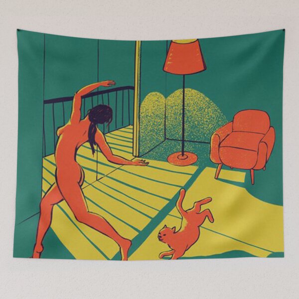 Item preview, Dancing with the cat designed and sold by williegibbs.