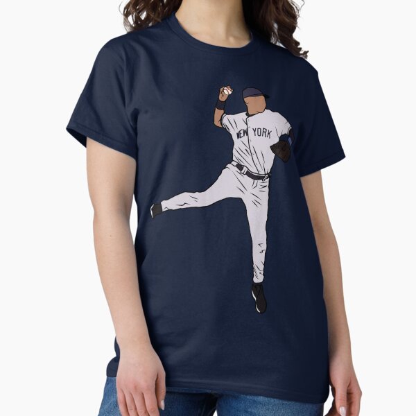 Aperçu de l'œuvre Derek Jeter Sauter Lancer créée et vendue par RatTrapTees.