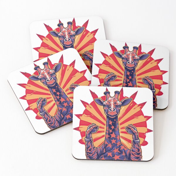 Item preview, Successful Giraffe Celebrating  designed and sold by Tuong Nguyen.