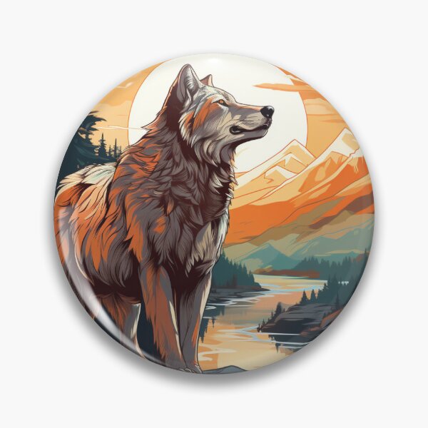 Artikelvorschau, Wolfsjäger entworfen und verkauft von PetalPrints America.