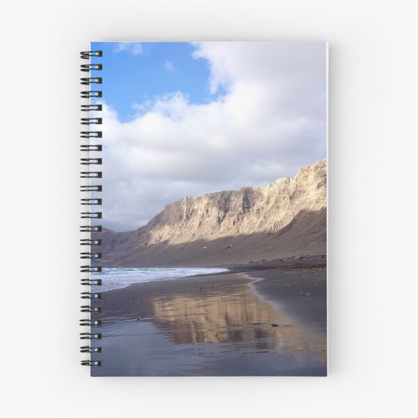 Item preview, Famara Beach Cliffs Waves Risco Lanzarote Canary Islands Spain designed and sold by SmileMoreAgain.