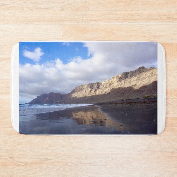 Item preview, Famara Beach Cliffs Waves Risco Lanzarote Canary Islands Spain designed and sold by SmileMoreAgain.