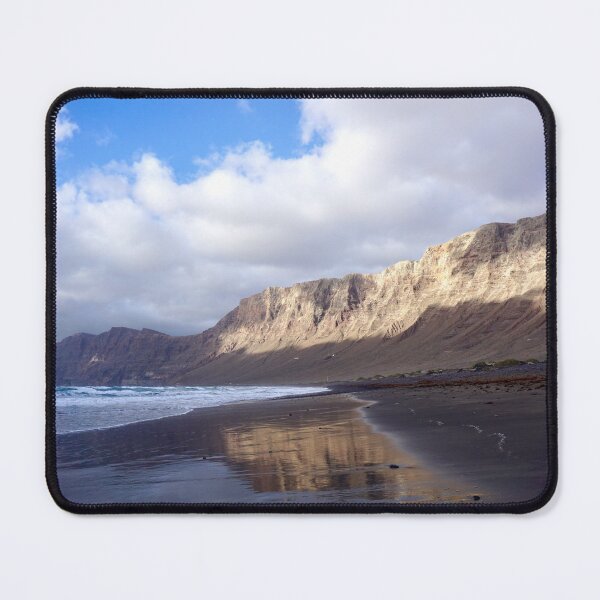 Item preview, Famara Beach Cliffs Waves Risco Lanzarote Canary Islands Spain designed and sold by SmileMoreAgain.