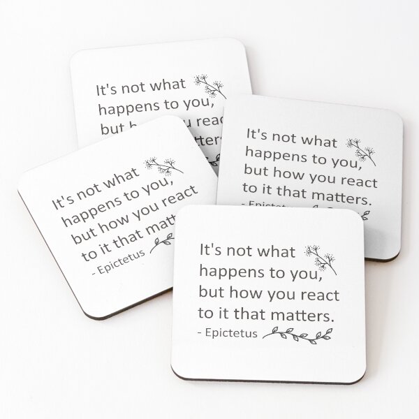 Item preview, Daily Stoic Happens to you Epictetus designed and sold by artbibun.