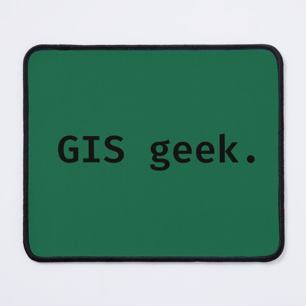Item preview, GIS geek (black) designed and sold by IoanaIC.