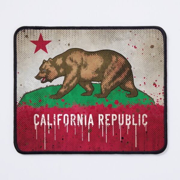 Item preview, California Bear Flag (vintage Grunge Style) #1 designed and sold by Winya.