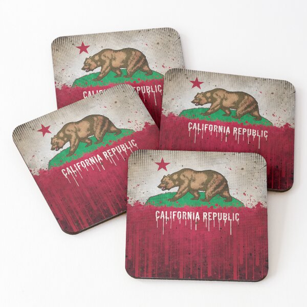 Item preview, California Bear Flag (vintage Grunge Style) #1 designed and sold by Winya.