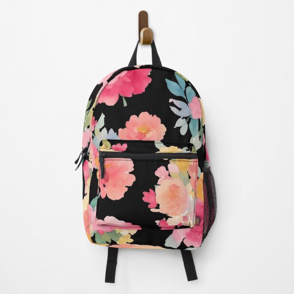 Item preview, Watercolor Spring flower seamless pattern with black backgound designed and sold by Jayjaynaenae.