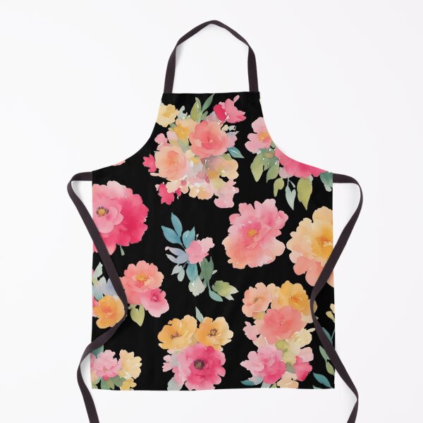 Item preview, Watercolor Spring flower seamless pattern with black backgound designed and sold by Jayjaynaenae.