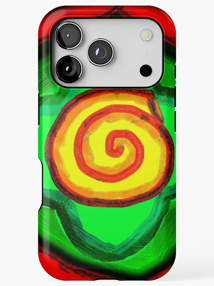 Thumbnail 1 of 4, iPhone Case, Clover Vortex designed and sold by RiffShaman.