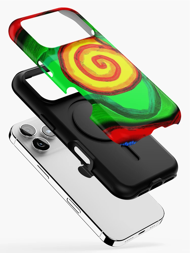 Thumbnail 2 of 4, iPhone Case, Clover Vortex designed and sold by RiffShaman.
