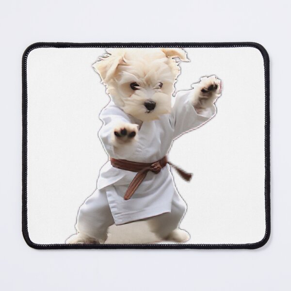 Item preview, karate dog designed and sold by jerbiz.