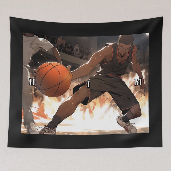 Item preview, Basketball Anime Style 'HIM': Unleash Your Inner Basketball Phenom designed and sold by RIAiCreations.