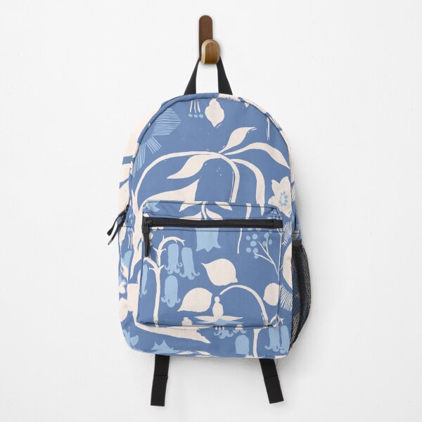 Item preview, Under the Sun {Cornflower Blue} Birds and Flowers - large designed and sold by Cecilia Mok.