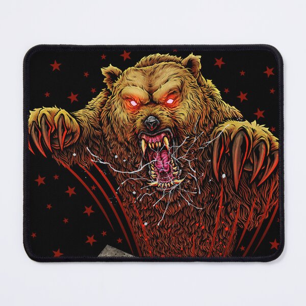 Item preview, California angry bear flag designed and sold by lillyrise.