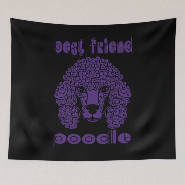 Item preview, Best Friend Poodle - Indigo designed and sold by Soulemotion.