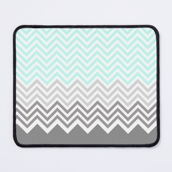 Item preview, chevron teal grey designed and sold by Gossip Rag.